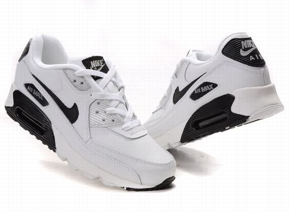 New Men'S Nike Air Max Black/White